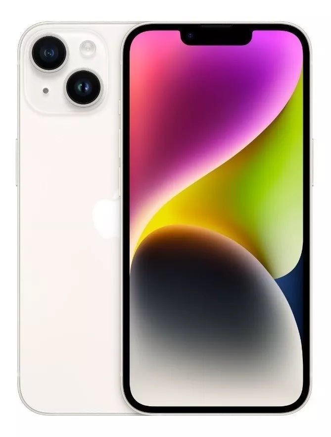 Apple iPhone 14 128GB Estelar disponível na LojinhaLuan com preço especial