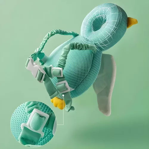Mochila Protetor Cabeça Bebe Almofada Antiqueda Ajustável
